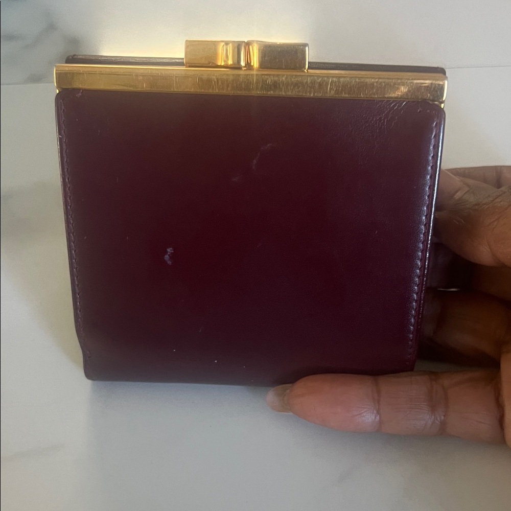 Cartier Rich Brown Leather Wallet with Gold Accents - Picture 8 of 8